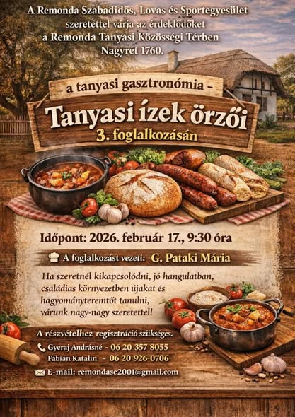 Tanyasi &iacute;zek 3/3