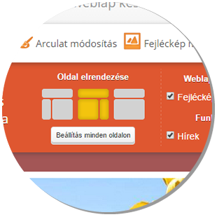 honlap szerkesztő - egyedi formázások